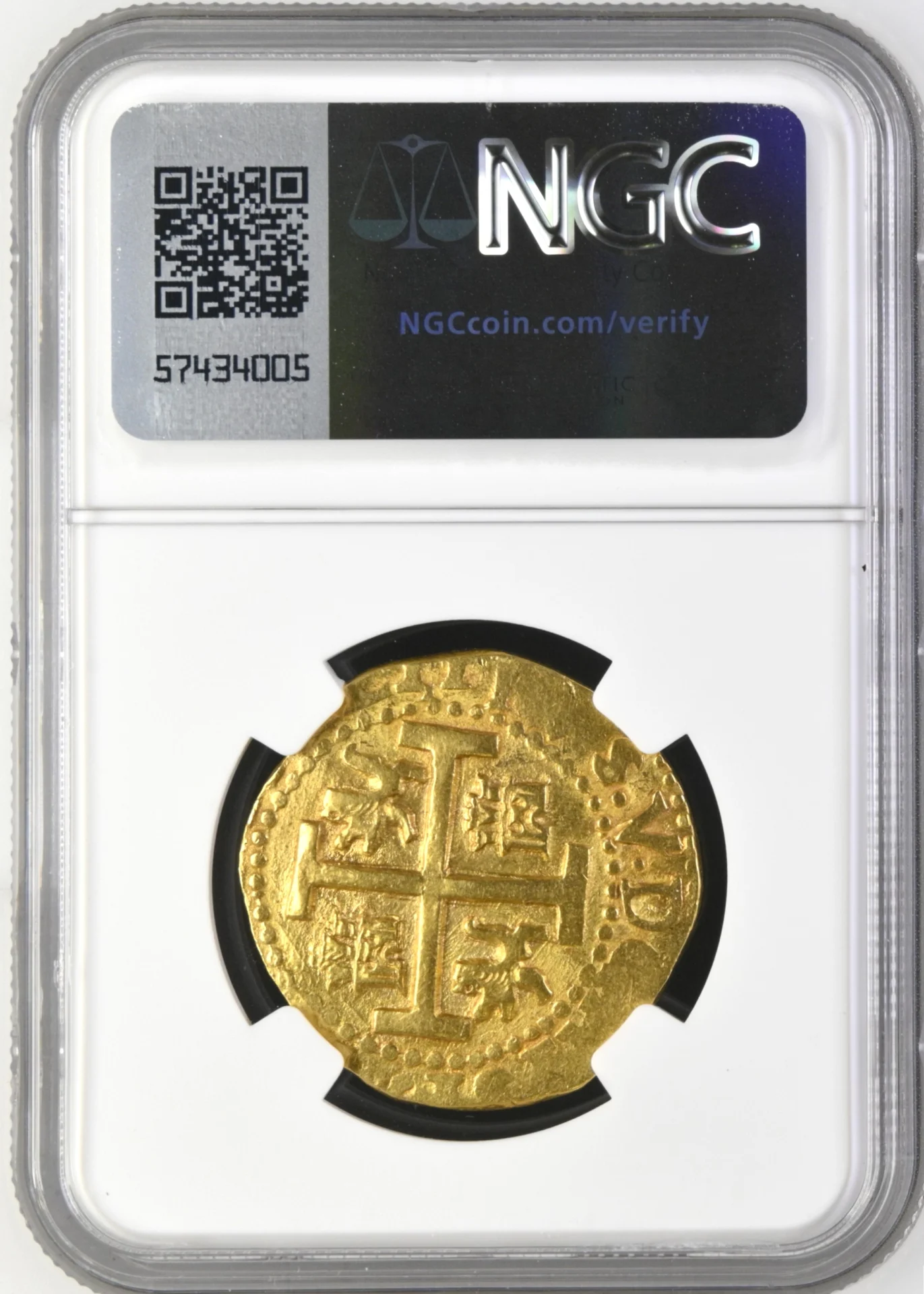 1715 Fleet (1715) Latin American Coins Peru Shipwreck Coins Peru 1715 Fleet (1715) 8 Escudo 1710 L H NGC MS63 0161638 Peru 1715 Fleet (1715) 8 Escudo 1710 L H NGC MS63 0161638Peru 1715 Fleet (1715) 8 Escudo 1710 L H NGC MS63 0161638 - Image 2