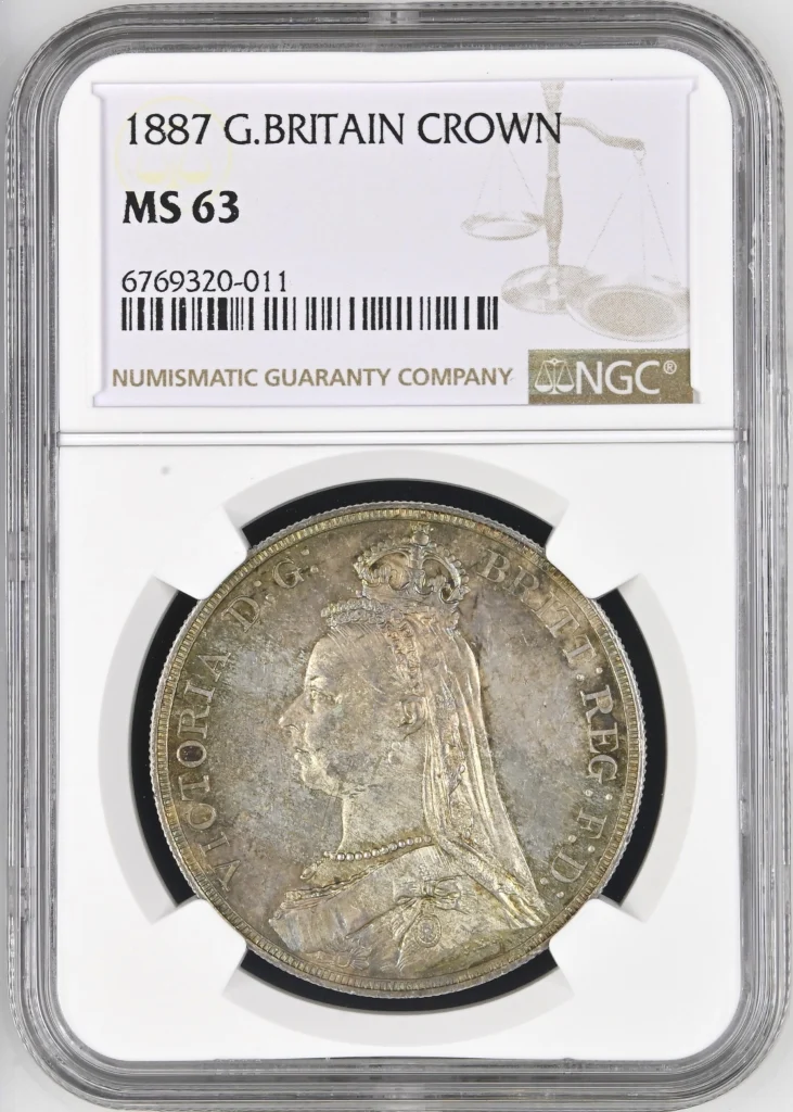 UK (Great Britain) Crown 1887 NGC MS63 0161712