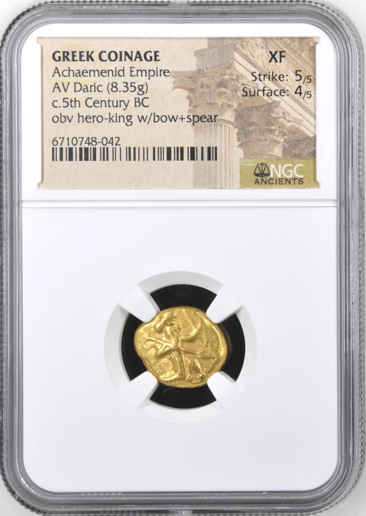 Persia, Achaemenid Kings AV Daric NGC XF 0161719