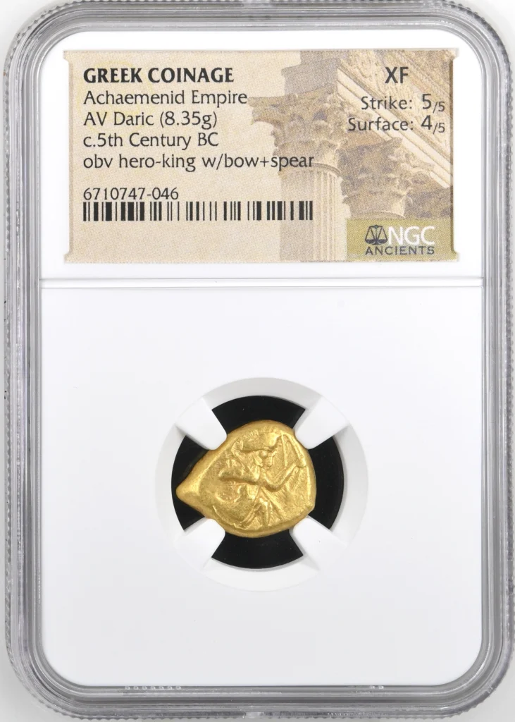 Persia, Achaemenid Kings AV Daric NGC XF 0161720