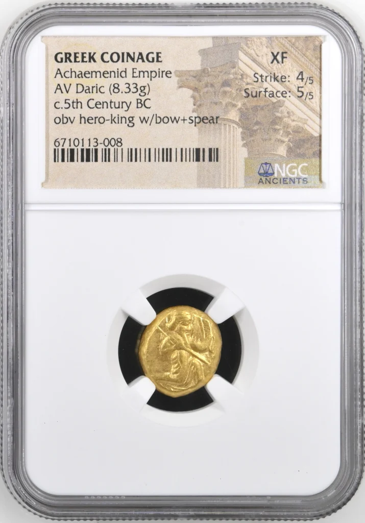 Persia, Achaemenid Kings AV Daric NGC XF 0161721