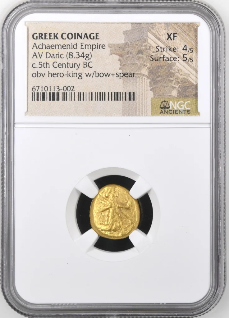 Persia, Achaemenid Kings AV Daric NGC XF 0161722