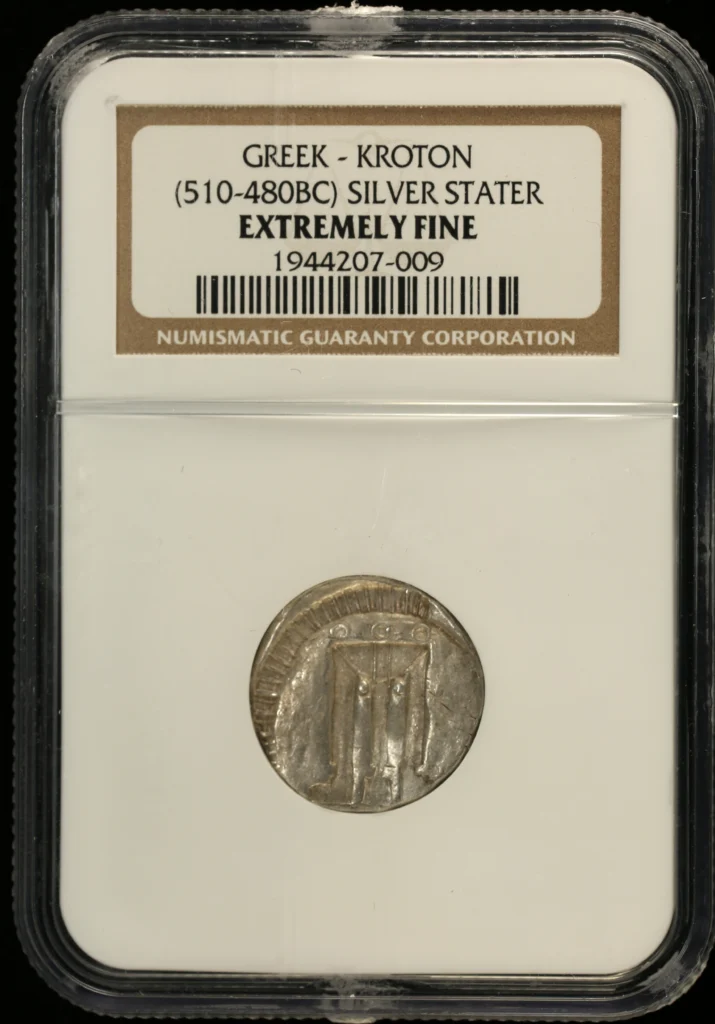 Bruttium Kroton 510-480 BC AR Stater NGC XF 0161729
