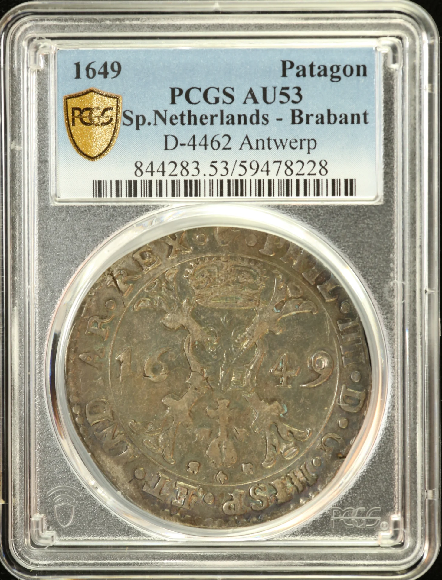Belgium Europe World Coins Belgium Patagon 1649 Brabant PCGS AU53 DAV-4462 0161456 Belgium Patagon 1649 Brabant PCGS AU53 DAV-4462 0161456Belgium Patagon 1649 Brabant PCGS AU53 DAV-4462 0161456