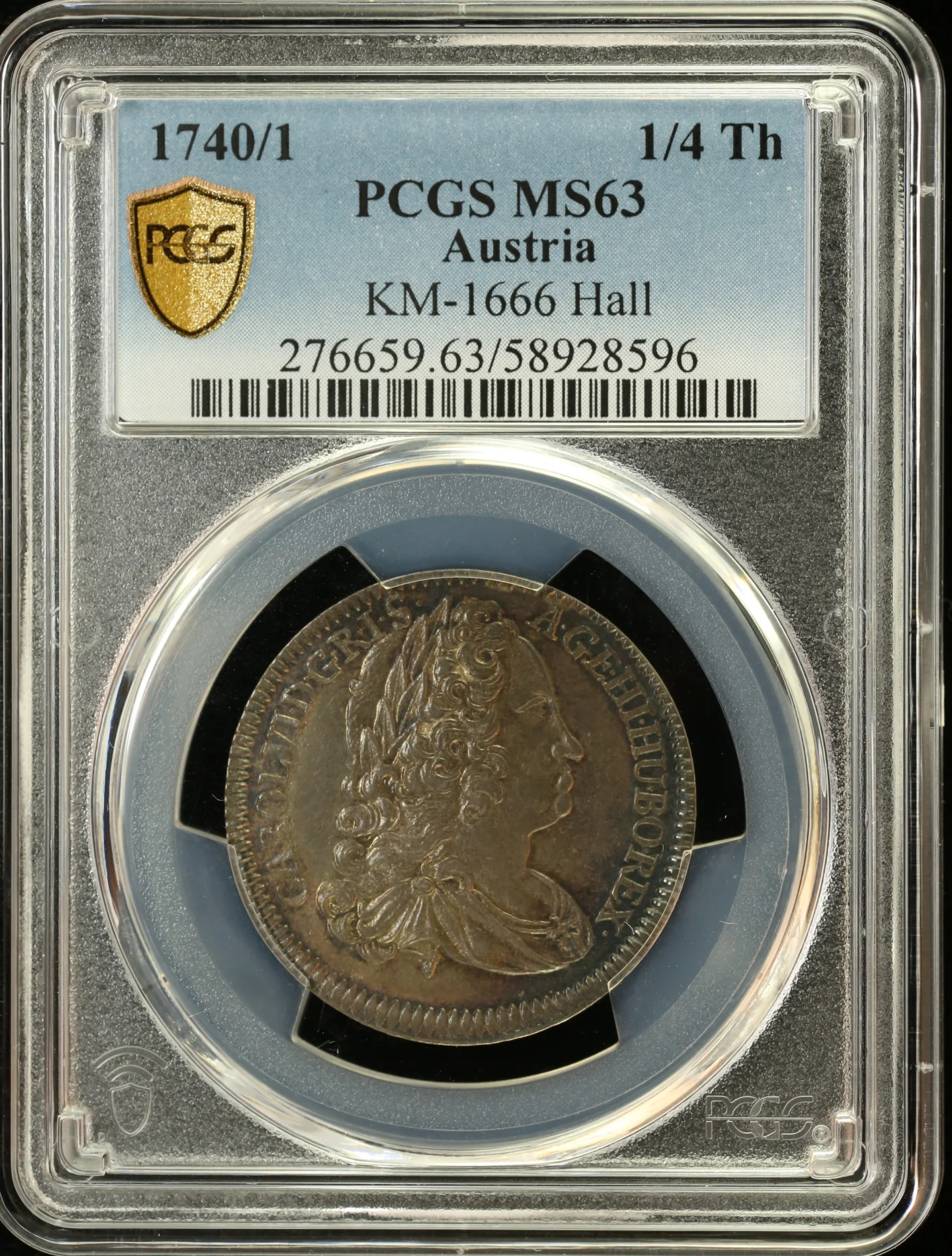 Austria Europe World Coins Austria 1/4 Thaler 1740/1 Hall PCGS MS63 KM-1666 0161415 Austria 1/4 Thaler 1740/1 Hall PCGS MS63 KM-1666 0161415
