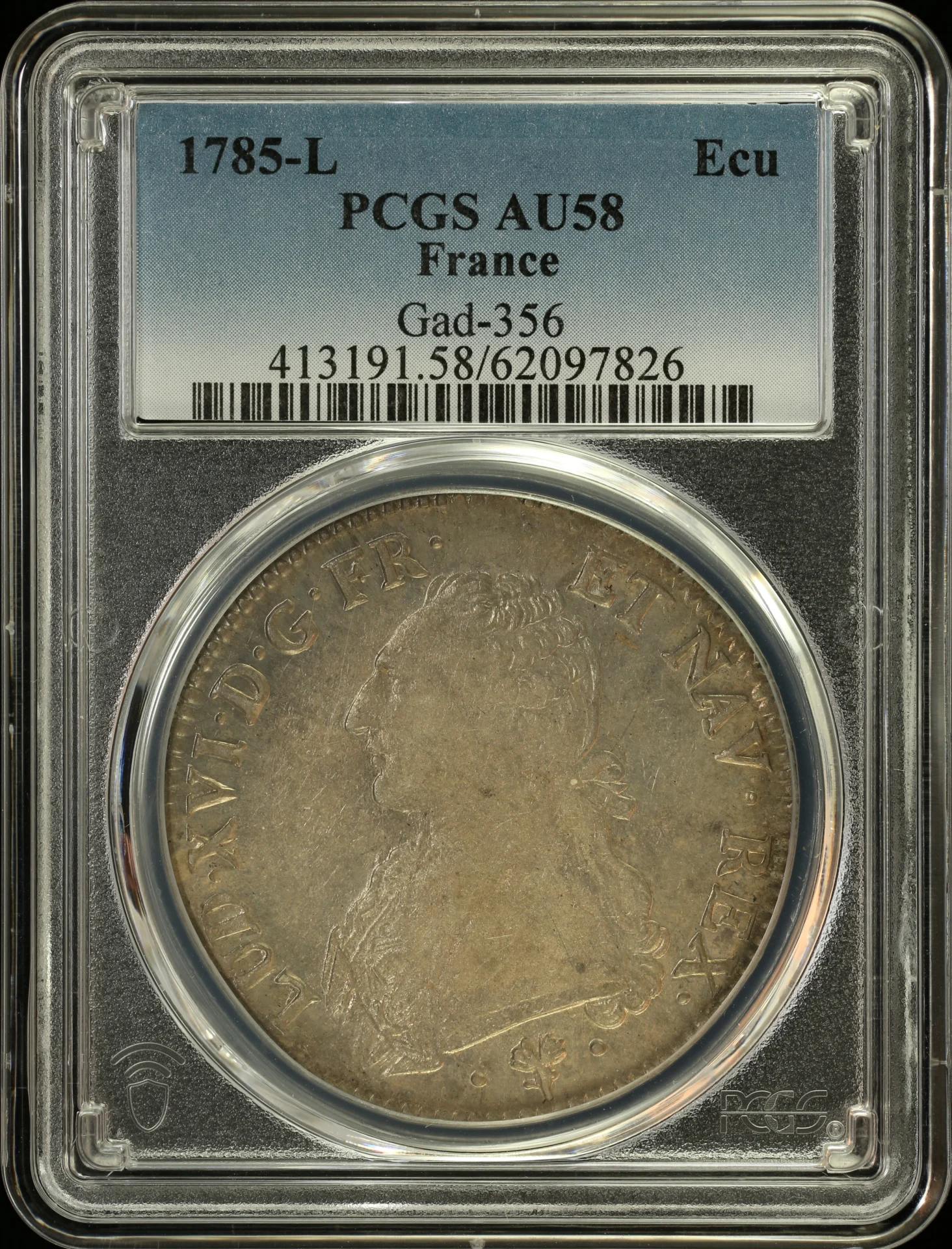 Europe France World Coins France Ecu 1785 L PCGS AU58 Gad-356 0161426 France Ecu 1785 L PCGS AU58 Gad-356 0161426