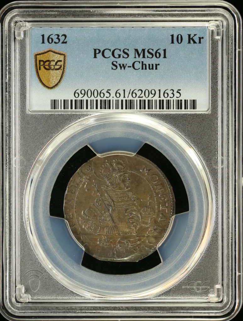 Switzerland 10 Kreuzer 1632 Chur PCGS MS61 0161406
