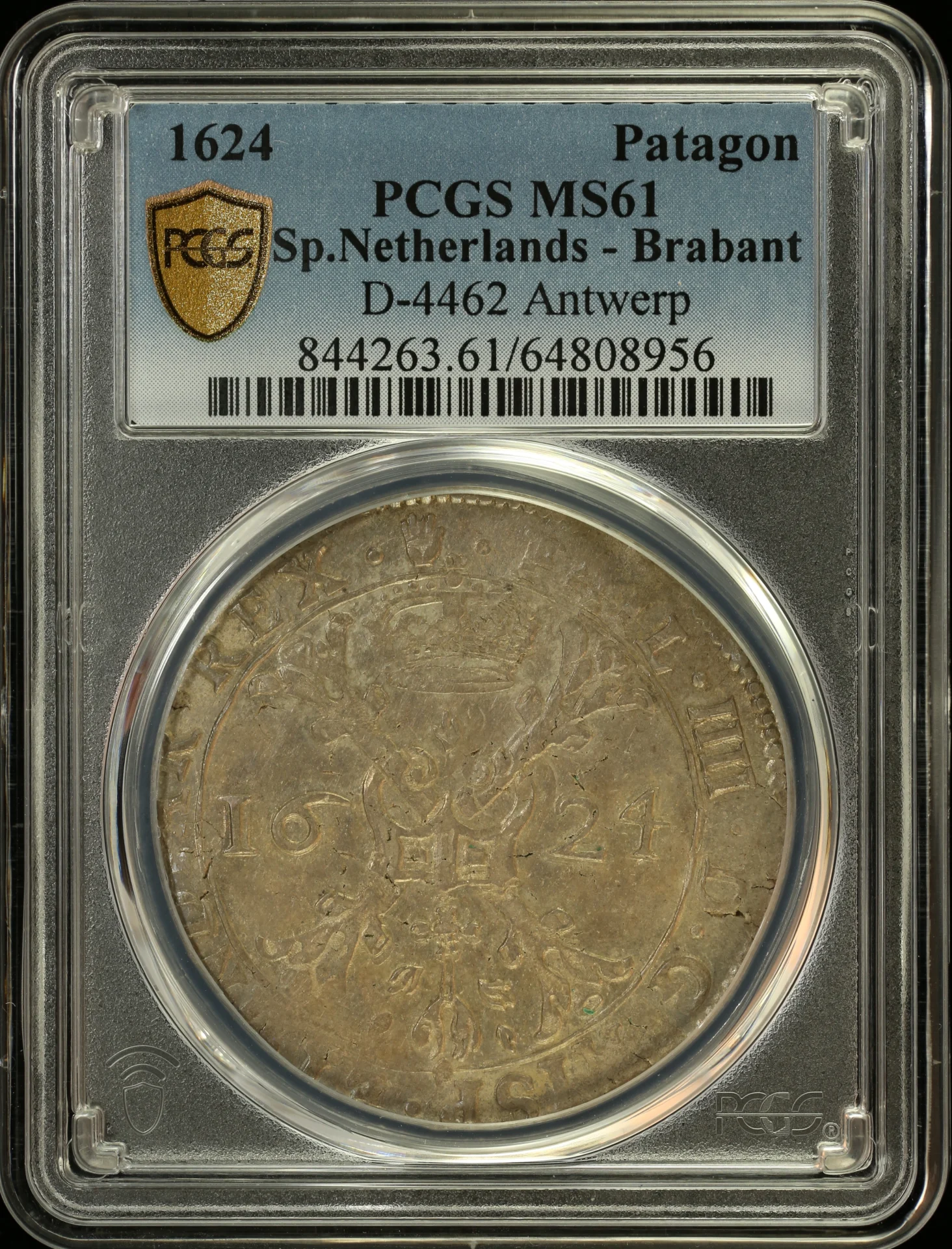 Belgium Europe World Coins Belgium Patagon 1624 Antwerp PCGS MS61 D-4462 0161453 Belgium Patagon 1624 Antwerp PCGS MS61 D-4462 0161453