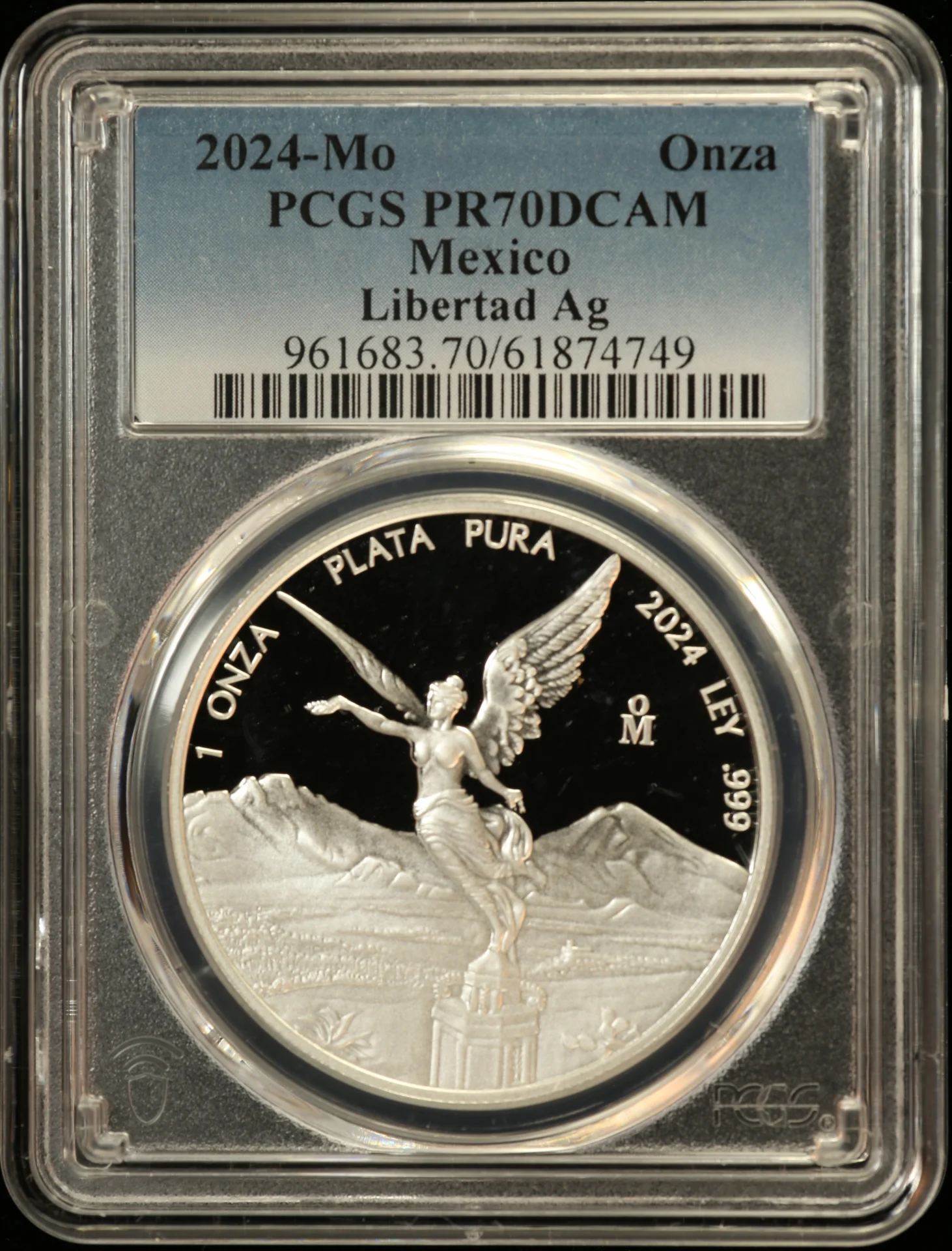 Mexican Coins Modern Silver & Minors Onza Modern Silver & Minors Onza 2024 Mo PCGS PR70DCAM 0161359 Modern Silver & Minors Onza 2024 Mo PCGS PR70DCAM 0161359