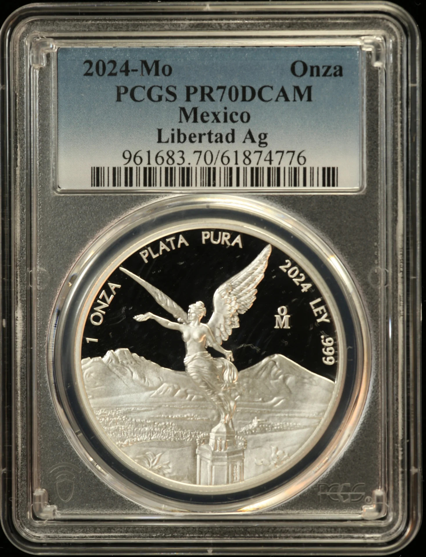 Mexican Coins Modern Silver & Minors Onza Modern Silver & Minors Onza 2024 Mo PCGS PR70DCAM 0161374 Modern Silver & Minors Onza 2024 Mo PCGS PR70DCAM 0161374