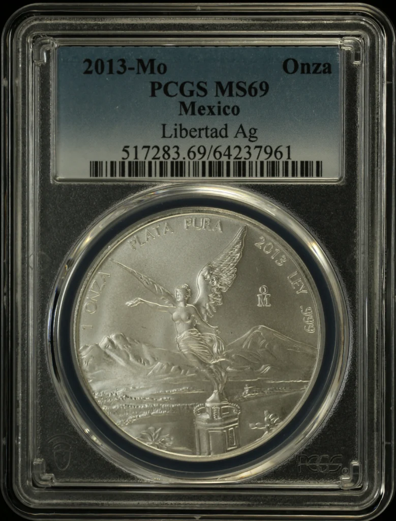 Modern Silver & Minors Onza 2013 Mo PCGS MS69 0161518
