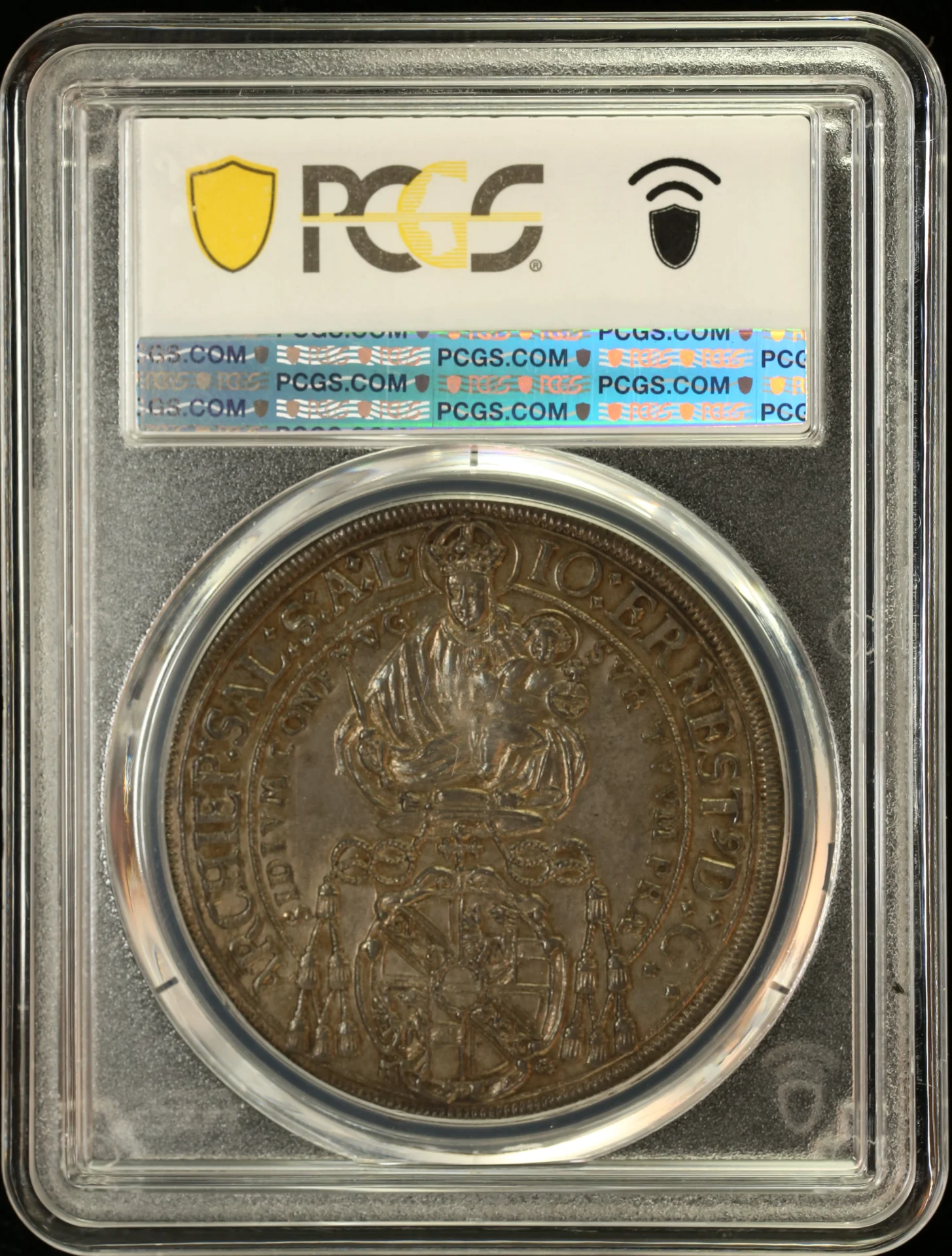Austria Europe World Coins Austria Thaler 1696/4 Salzburg PCGS AU58 0161628 Austria Thaler 1696/4 Salzburg PCGS AU58 0161628Austria Thaler 1696/4 Salzburg PCGS AU58 0161628 - Image 2