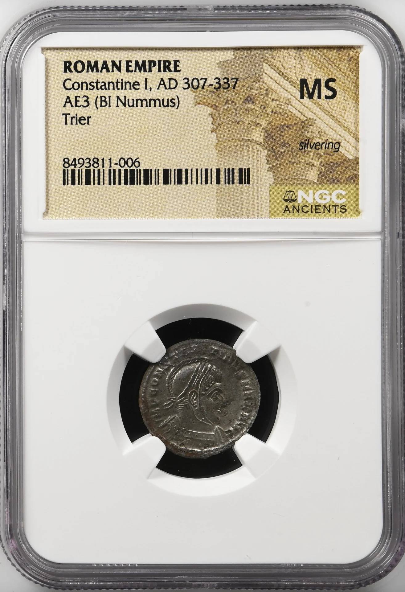 Ancient Coins Roman Imperial Roman Imperial Constantine I 307-337 AD AE 3 NGC MS 0161921 Roman Imperial Constantine I 307-337 AD AE 3 NGC MS 0161921Roman Imperial Constantine I 307-337 AD AE 3 NGC MS 0161921