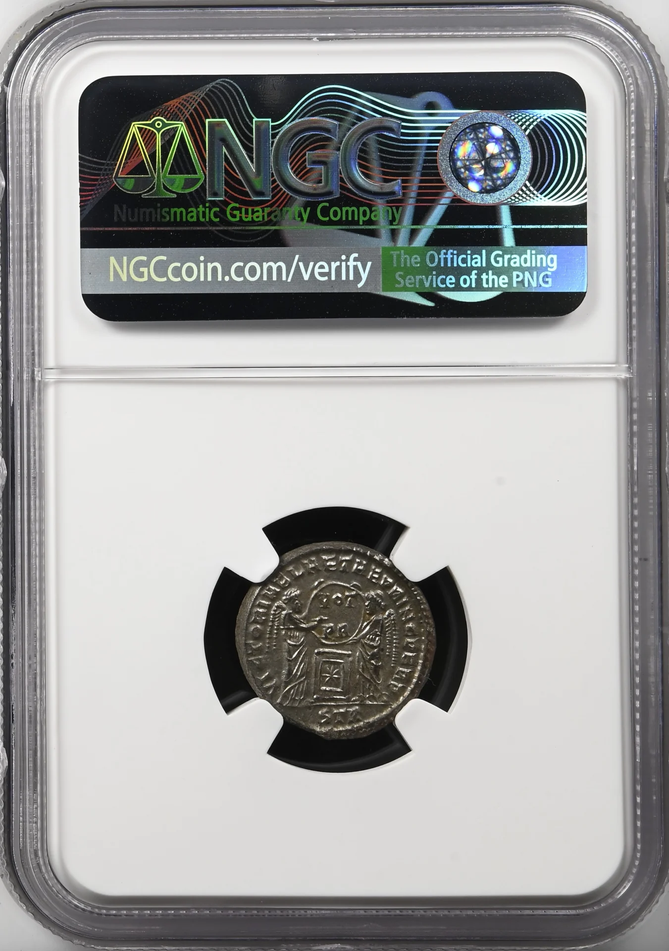 Ancient Coins Roman Imperial Roman Imperial Constantine I 307-337 AD AE 3 NGC MS 0161921 Roman Imperial Constantine I 307-337 AD AE 3 NGC MS 0161921Roman Imperial Constantine I 307-337 AD AE 3 NGC MS 0161921 - Image 2