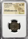 Roman Imperial Numerian 283-284 AD BI Aurelianianus NGC Ch XF 0162236