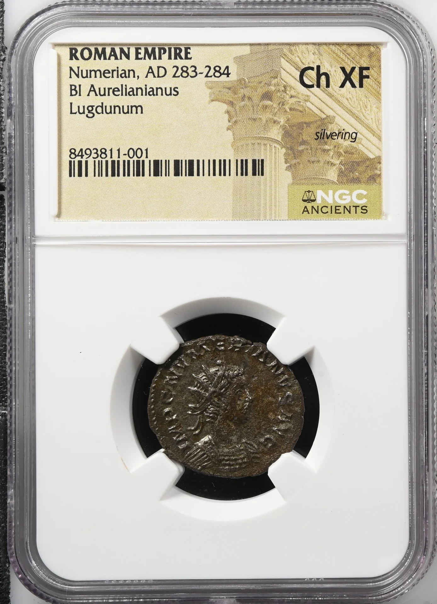 Ancient Coins Roman Imperial Roman Imperial Numerian 283-284 AD BI Aurelianianus NGC Ch XF 0162236 Roman Imperial Numerian 283-284 AD BI Aurelianianus NGC Ch XF 0162236Roman Imperial Numerian 283-284 AD BI Aurelianianus NGC Ch XF 0162236