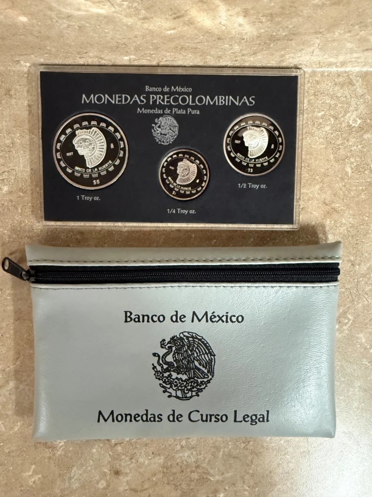 Mexican Coins Mint & Proof Sets Mint & Proof Sets 3 Piece PreColombian Mint Set 1997 Mo 0162412 Mint & Proof Sets 3 Piece PreColombian Mint Set 1997 Mo 0162412