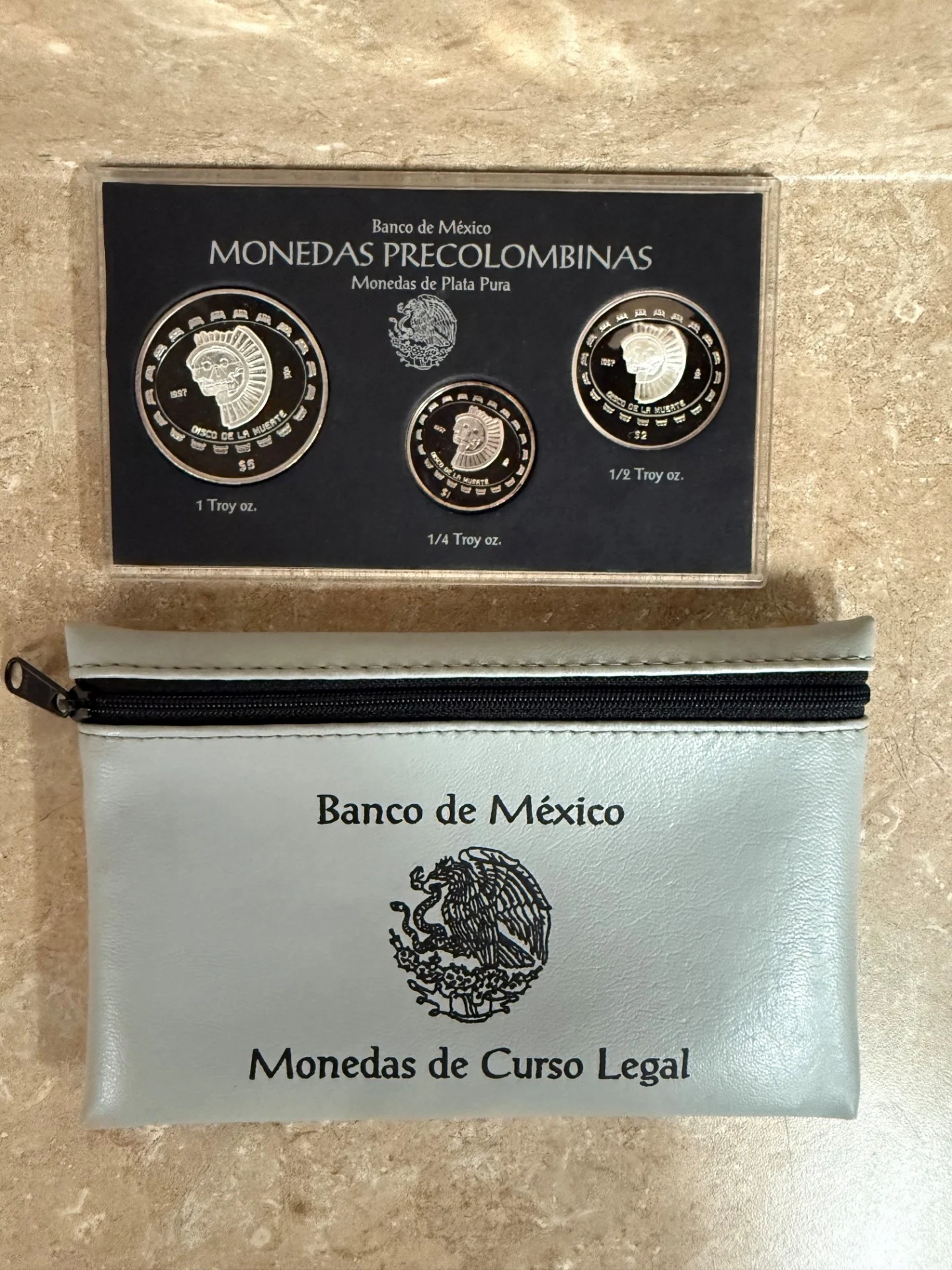 Mexican Coins Mint & Proof Sets Mint & Proof Sets 3 Piece PreColombian Mint Set 1997 Mo 0162412 Mint & Proof Sets 3 Piece PreColombian Mint Set 1997 Mo 0162412Mint & Proof Sets 3 Piece PreColombian Mint Set 1997 Mo 0162412