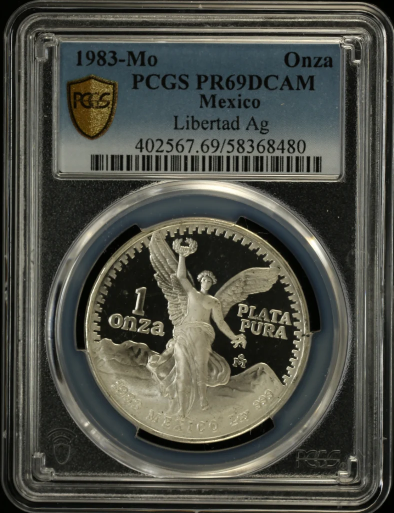 Modern Silver & Minors Onza 1983 Mo PCGS PR69DCAM 0161747