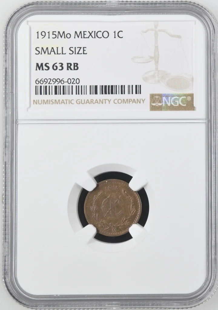 Modern Silver & Minors Centavo 1915 Mo NGC MS63RB 0162081