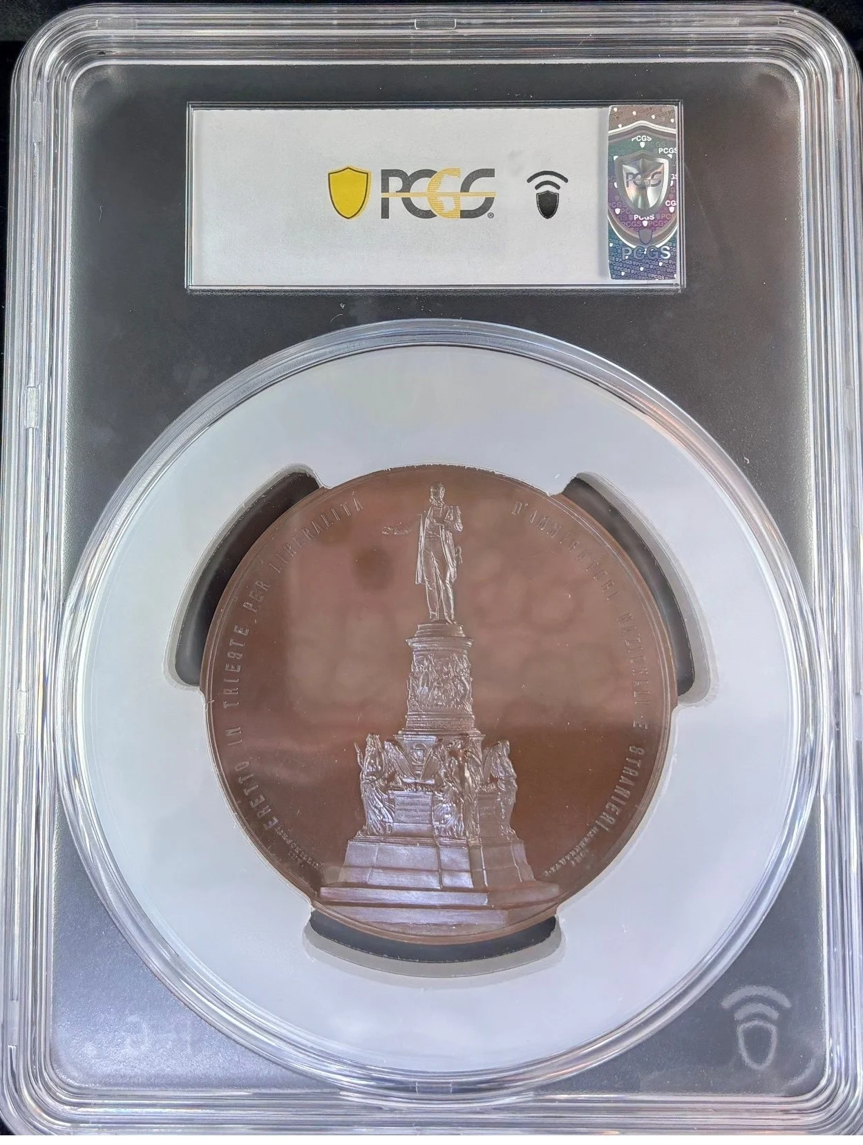 Imperial Era Medals & Tokens Mexican Coins Imperial Era Medals & Tokens Maximilian Bronze Medal 1875 PCGS SP63 Hauser-2288 0161860 Imperial Era Medals & Tokens Maximilian Bronze Medal 1875 PCGS SP63 Hauser-2288 0161860Imperial Era Medals & Tokens Maximilian Bronze Medal 1875 PCGS SP63 Hauser-2288 0161860 - Image 2