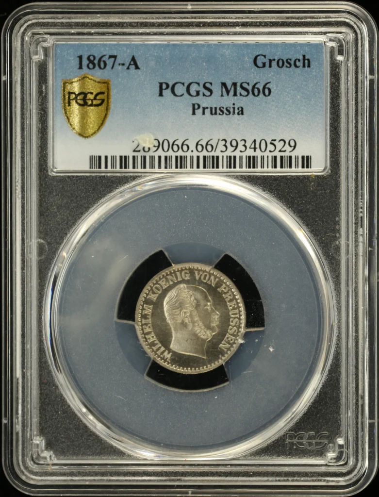 Germany Silbergroschen 1867 A PCGS MS66 0161887