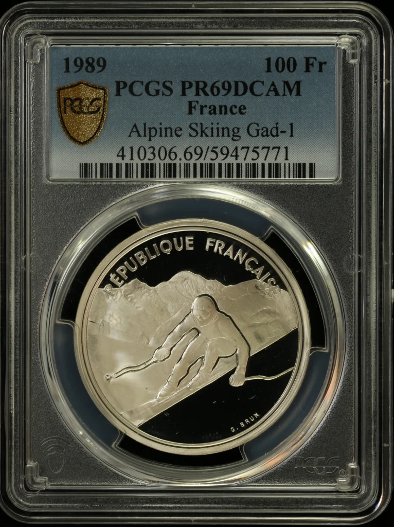 France 100 Francs 1989 PCGS PR69DCAM Gad-1 0162456