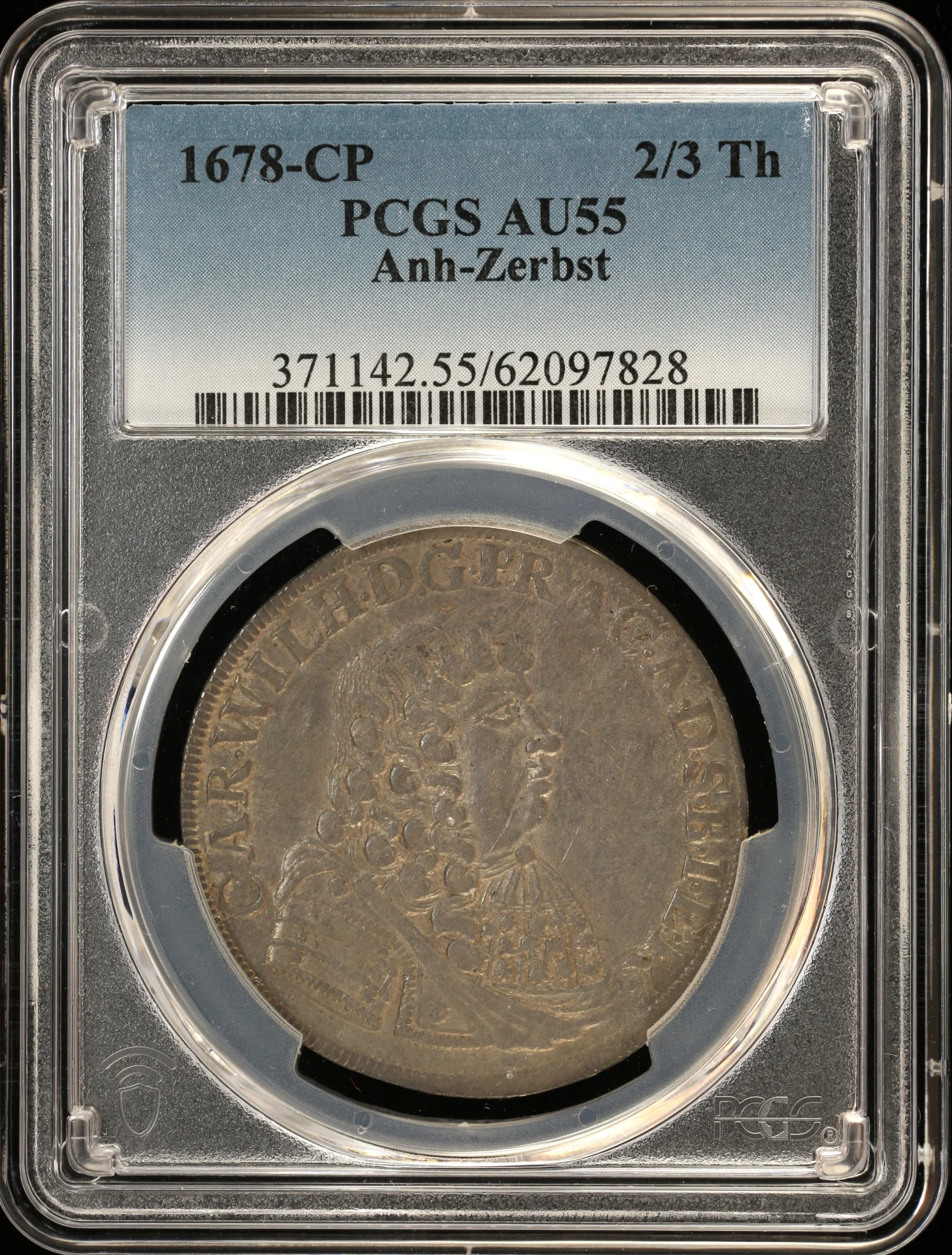 Europe Germany World Coins Germany 2/3 Thaler 1678 CP PCGS AU55 0162227 Germany 2/3 Thaler 1678 CP PCGS AU55 0162227