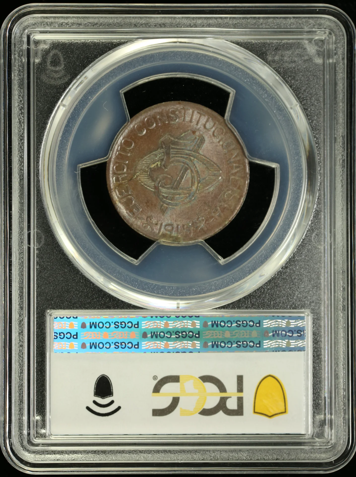 Chihuahua Mexican Coins Revolution Chihuahua 5 Centavo 1915 Chihuahua PCGS MS64BN KM-613 0162150 Chihuahua 5 Centavo 1915 Chihuahua PCGS MS64BN KM-613 0162150Chihuahua 5 Centavo 1915 Chihuahua PCGS MS64BN KM-613 0162150 - Image 2