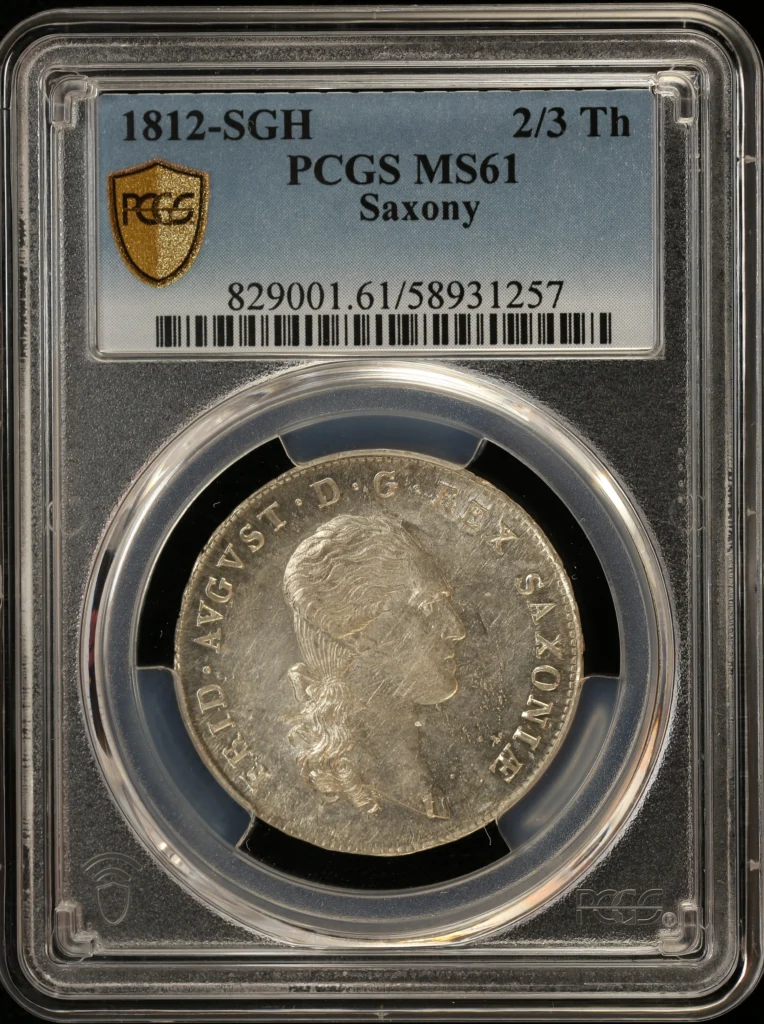 Germany 2/3 Thaler 1812 SGH PCGS MS61 0161879