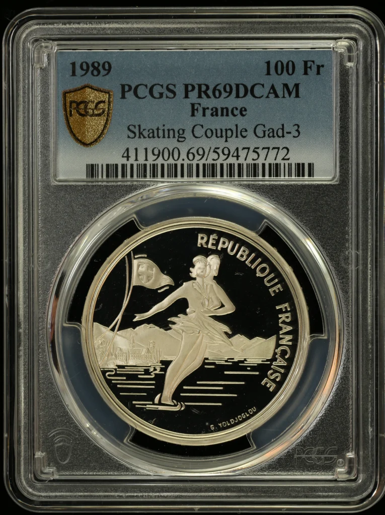 France 100 Francs 1989 PCGS PR69DCAM Gad-3 0162457