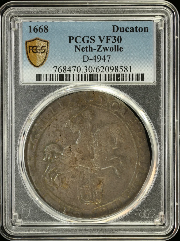 Netherlands Ducaton 1688 Zwolle PCGS VF30 D-4947 0162368