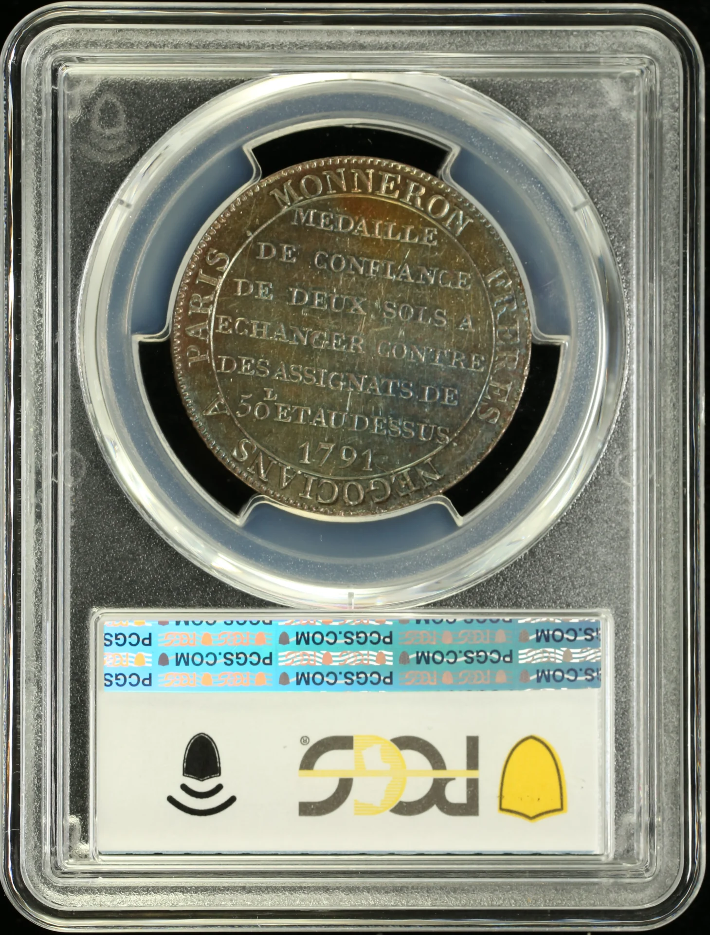 Europe France World Coins France 2 Sols 1791 PCGS MS62BN Maz-152 0162373 France 2 Sols 1791 PCGS MS62BN Maz-152 0162373France 2 Sols 1791 PCGS MS62BN Maz-152 0162373 - Image 2
