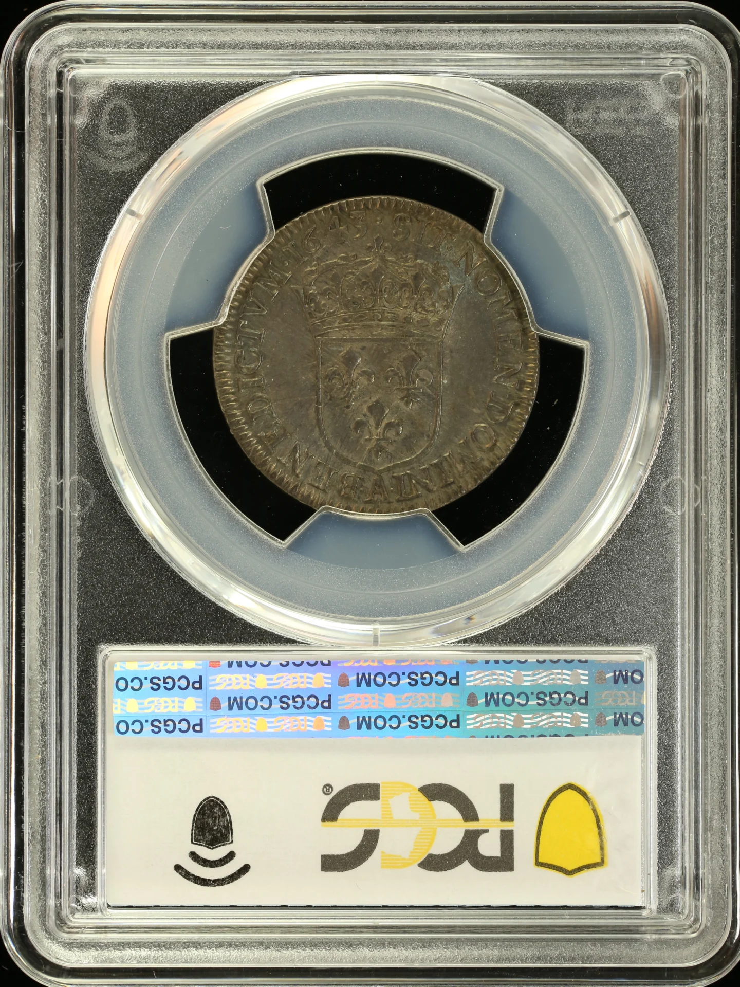 Europe France World Coins France 1/4 Ecu 1643 A PCGS MS62 0162255 France 1/4 Ecu 1643 A PCGS MS62 0162255France 1/4 Ecu 1643 A PCGS MS62 0162255 - Image 2