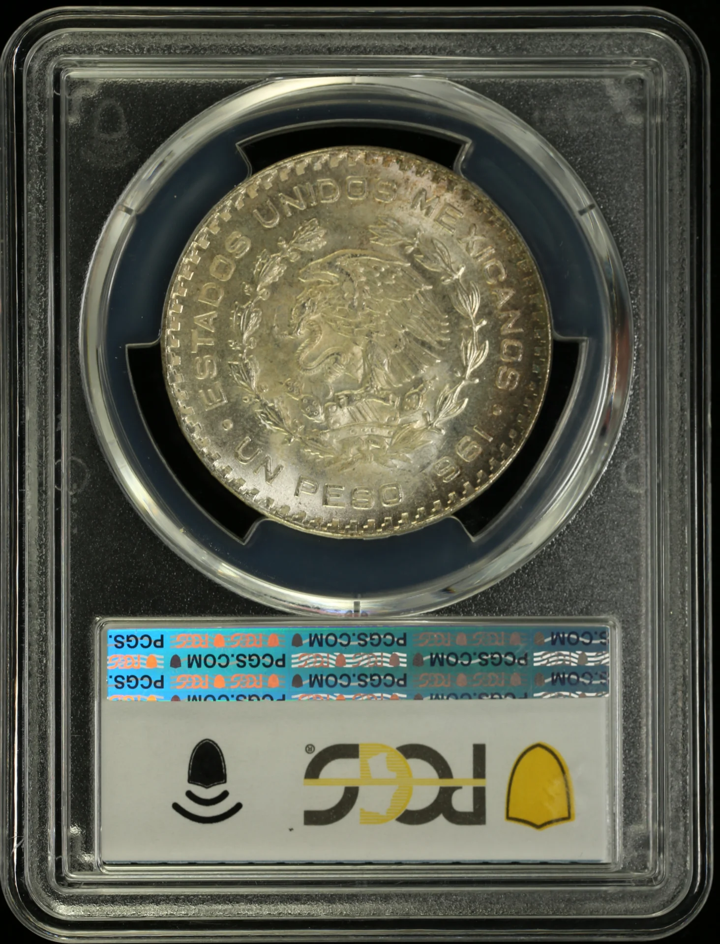Mexican Coins Modern Silver & Minors Peso Modern Silver & Minors Peso 1961 Mo PCGS MS66 KM-459 0162478 Modern Silver & Minors Peso 1961 Mo PCGS MS66 KM-459 0162478Modern Silver & Minors Peso 1961 Mo PCGS MS66 KM-459 0162478 - Image 2