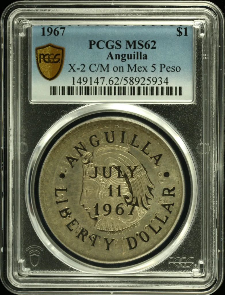 Other Anguilla Liberty Dollar 1967 PCGS MS62 0162014