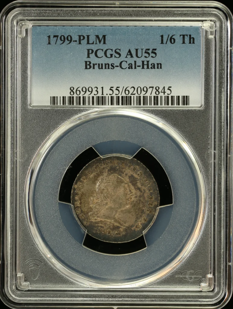 Germany 1/6 Thaler 1799 PLM PCGS AU55 0162240