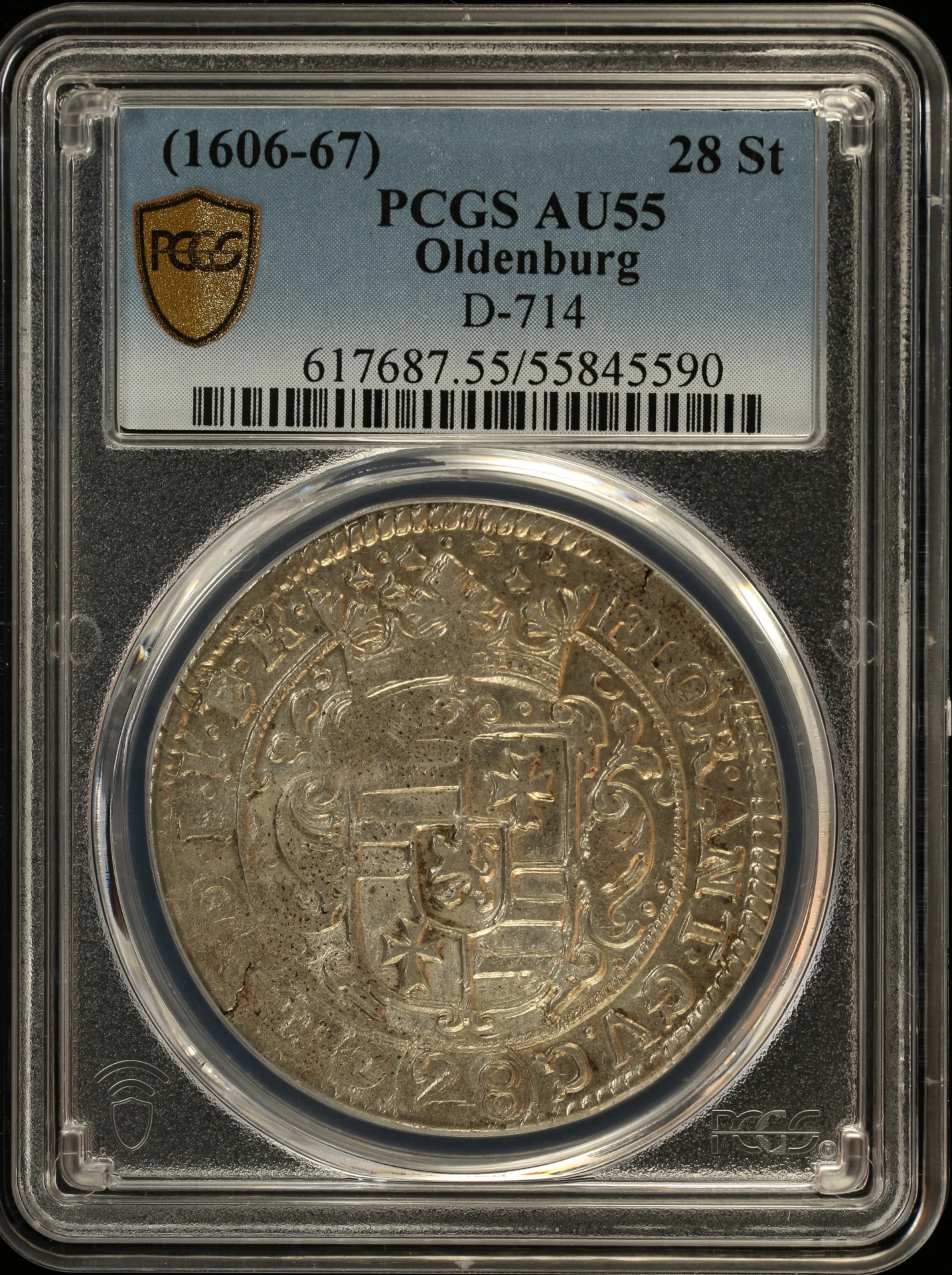 Europe Germany World Coins Germany 28 Stuiver (1606-67) Oldenburg PCGS AU55 0162213 Germany 28 Stuiver (1606-67) Oldenburg PCGS AU55 0162213