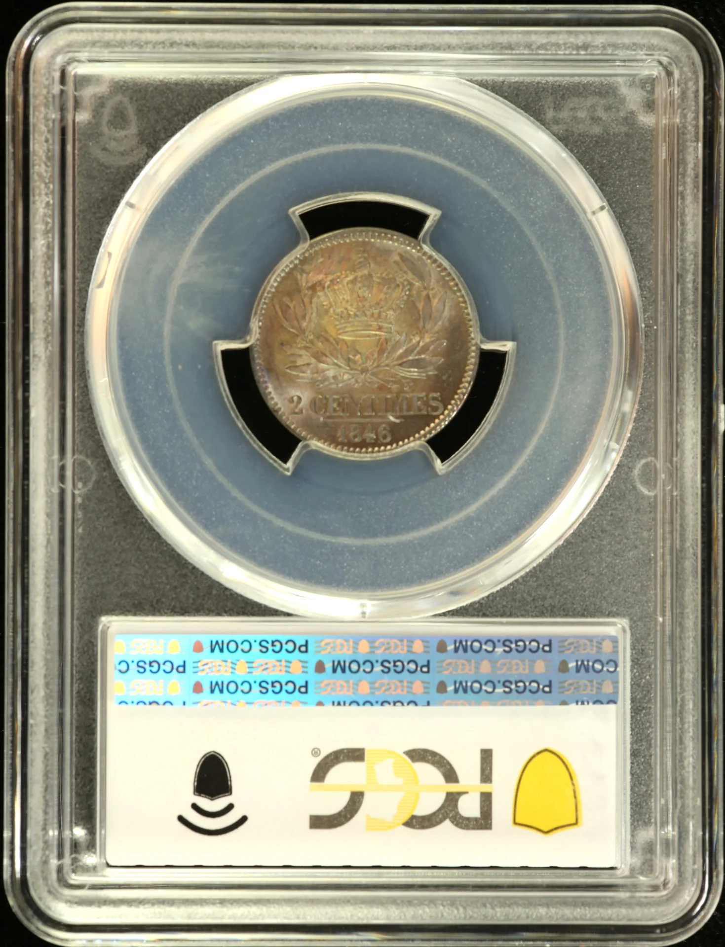 Europe France World Coins France 2 Centime 1846 Essai PCGS SP65BN Maz-1118 0162289 France 2 Centime 1846 Essai PCGS SP65BN Maz-1118 0162289France 2 Centime 1846 Essai PCGS SP65BN Maz-1118 0162289 - Image 2