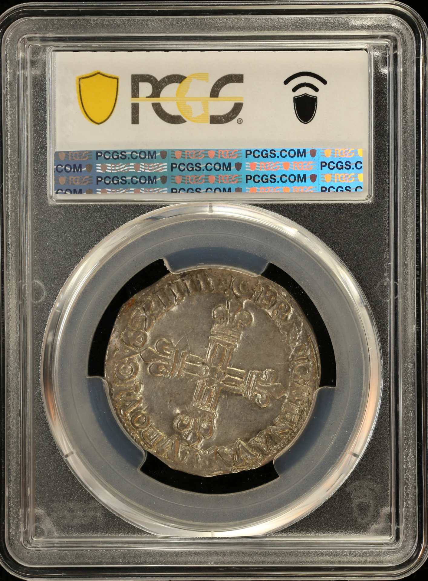 Europe France World Coins France 1/4 Ecu 1650 Navarre SP PCGS MS63 0162254 France 1/4 Ecu 1650 Navarre SP PCGS MS63 0162254France 1/4 Ecu 1650 Navarre SP PCGS MS63 0162254 - Image 2