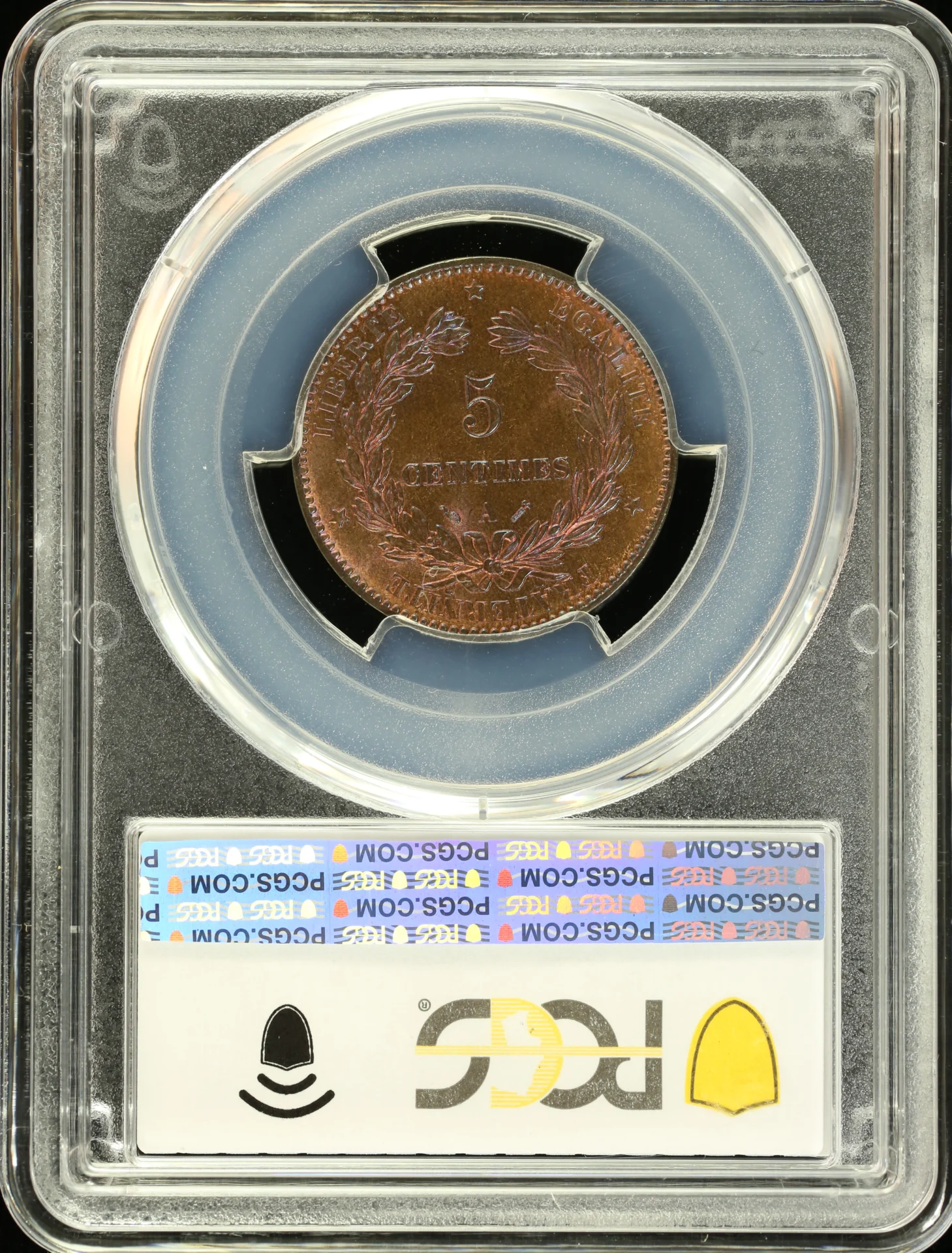 Europe France World Coins France 5 Centime 1890 A PCGS MS65BN Gad-157a 0162295 France 5 Centime 1890 A PCGS MS65BN Gad-157a 0162295France 5 Centime 1890 A PCGS MS65BN Gad-157a 0162295 - Image 2