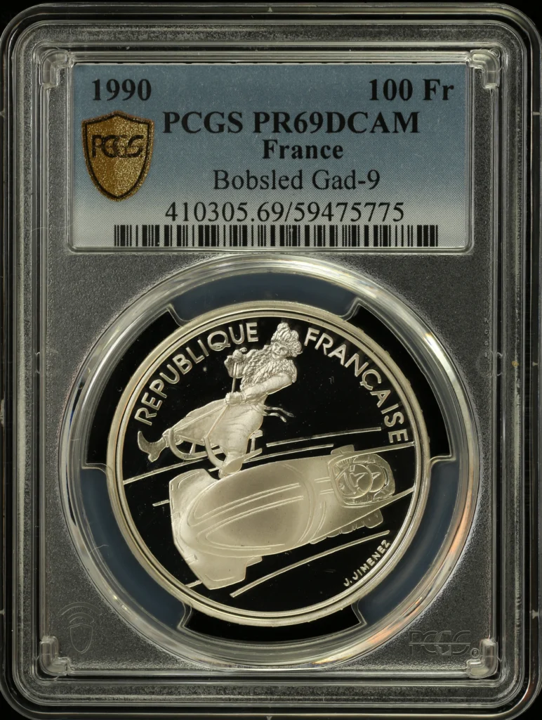 France 100 Francs 1990 PCGS PR69DCAM Gad-9 0162460