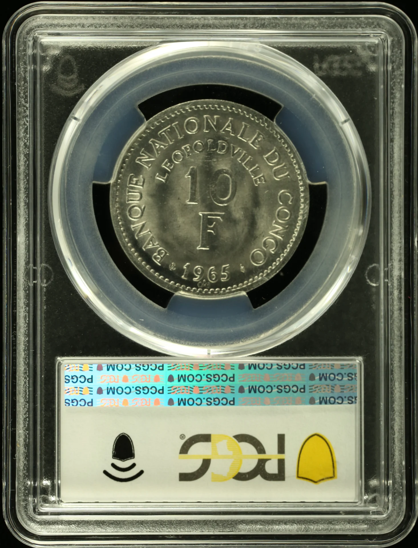 Africa Congo World Coins Congo 10 Francs 1965 LeVan-655L1b PCGS MS66 0162132 Congo 10 Francs 1965 LeVan-655L1b PCGS MS66 0162132Congo 10 Francs 1965 LeVan-655L1b PCGS MS66 0162132 - Image 2