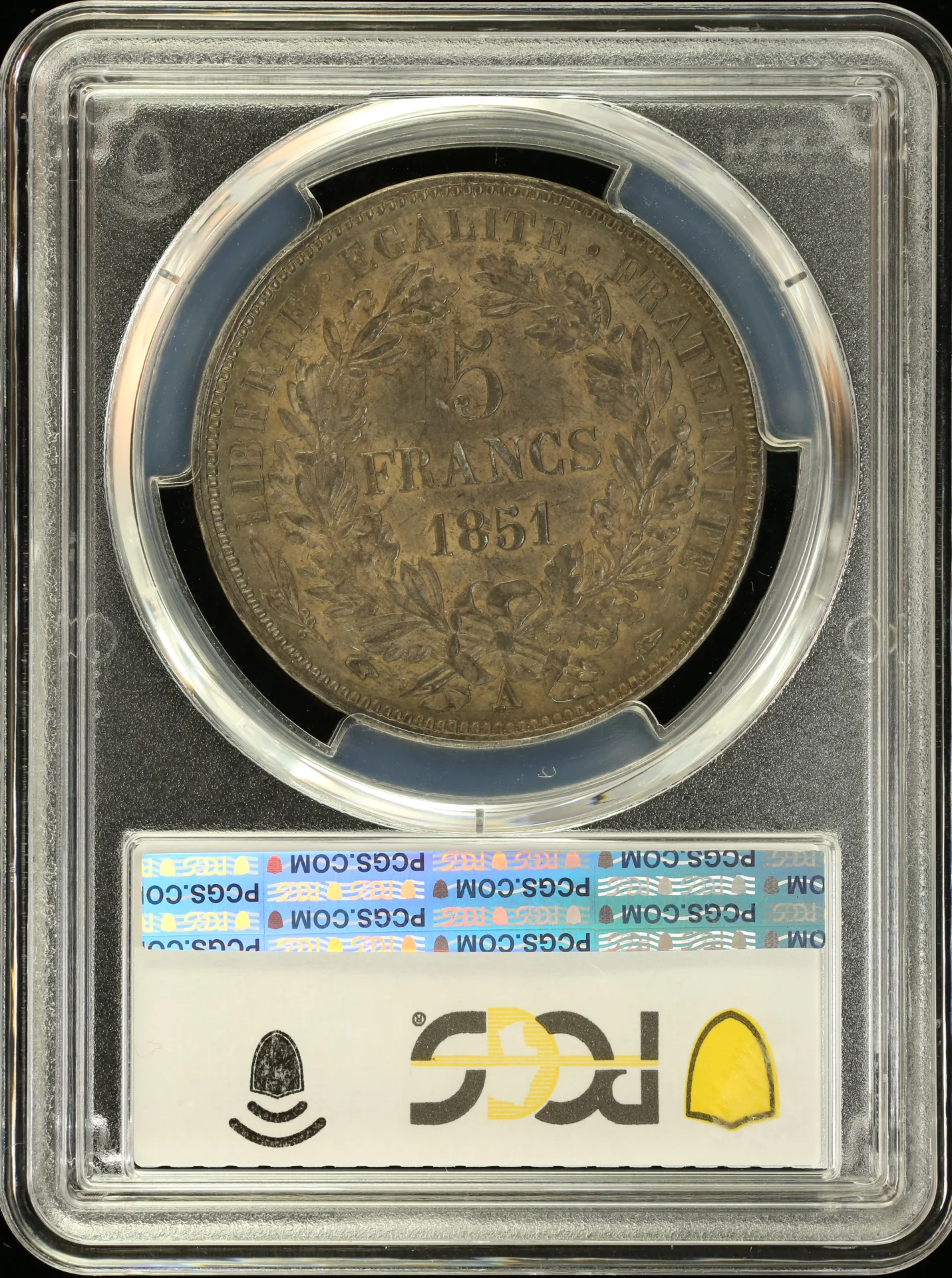 Europe France World Coins France 5 Franc 1851 A PCGS AU55 Gad-719 0162335 France 5 Franc 1851 A PCGS AU55 Gad-719 0162335France 5 Franc 1851 A PCGS AU55 Gad-719 0162335 - Image 2