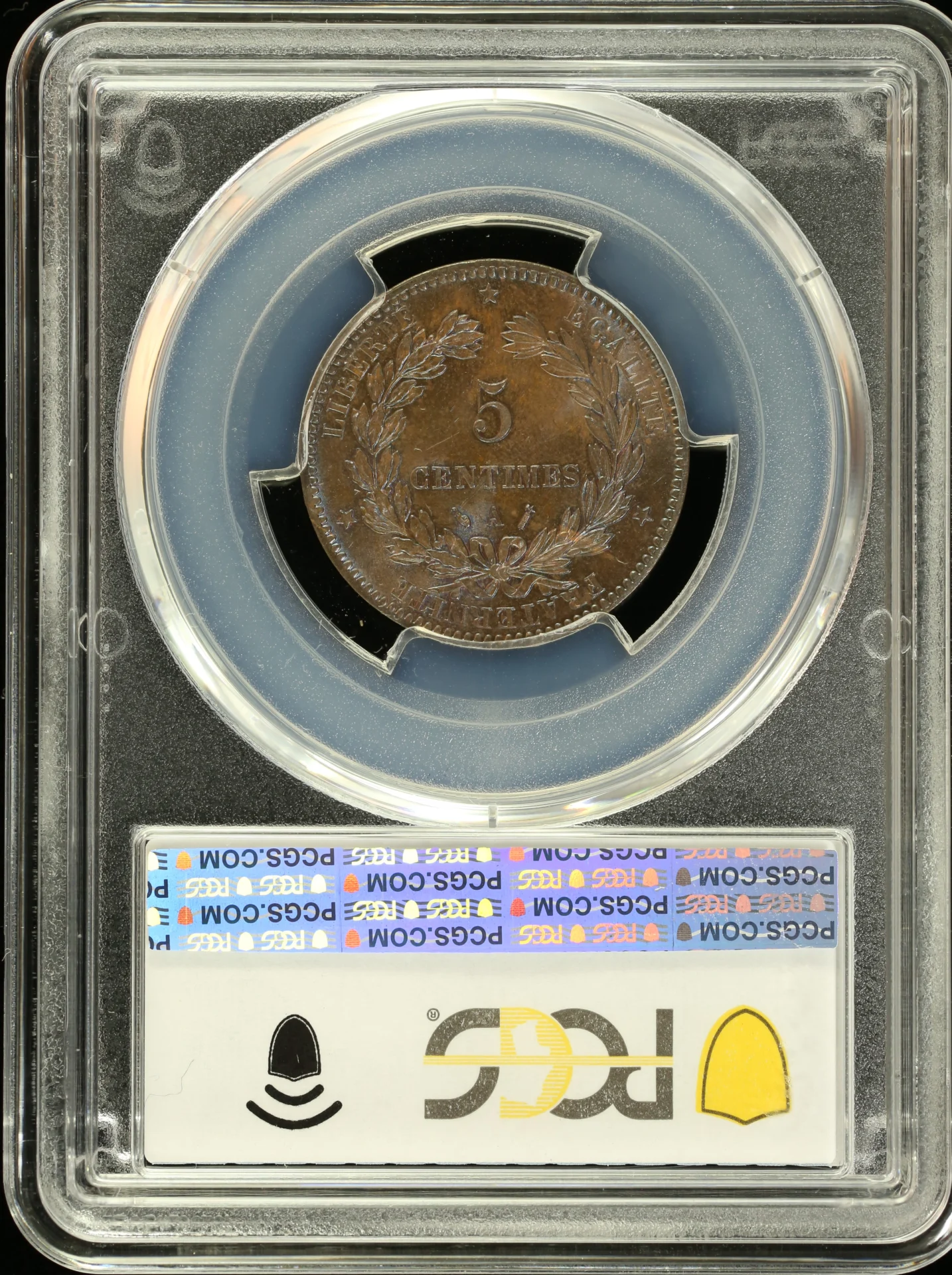 Europe France World Coins France 5 Centime 1887 A PCGS MS64BN Gad-157a 0162296 France 5 Centime 1887 A PCGS MS64BN Gad-157a 0162296France 5 Centime 1887 A PCGS MS64BN Gad-157a 0162296 - Image 2