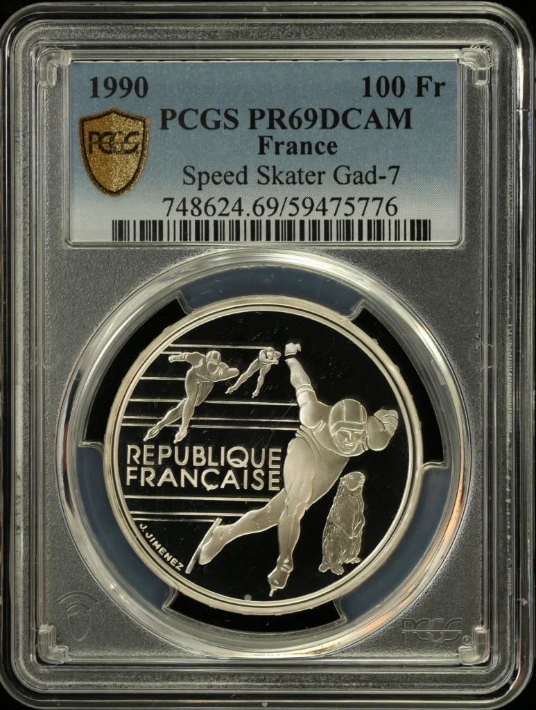 France 100 Francs 1990 PCGS PR69DCAM Gad-7 0162461