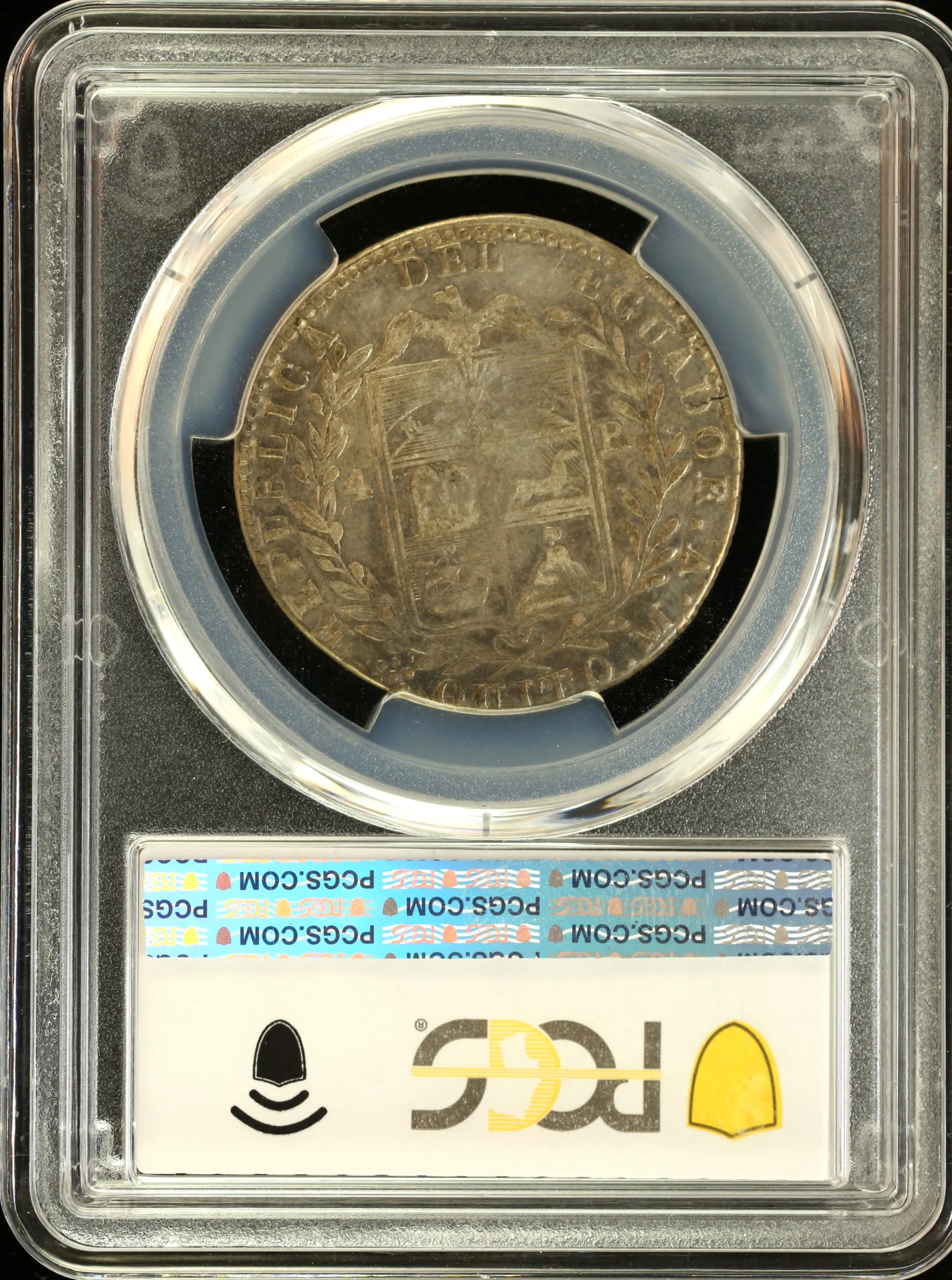 Ecuador Latin American Coins Ecuador 4 Reales 1844 Quito A PCGS VF20 0161975 Ecuador 4 Reales 1844 Quito A PCGS VF20 0161975Ecuador 4 Reales 1844 Quito A PCGS VF20 0161975 - Image 2