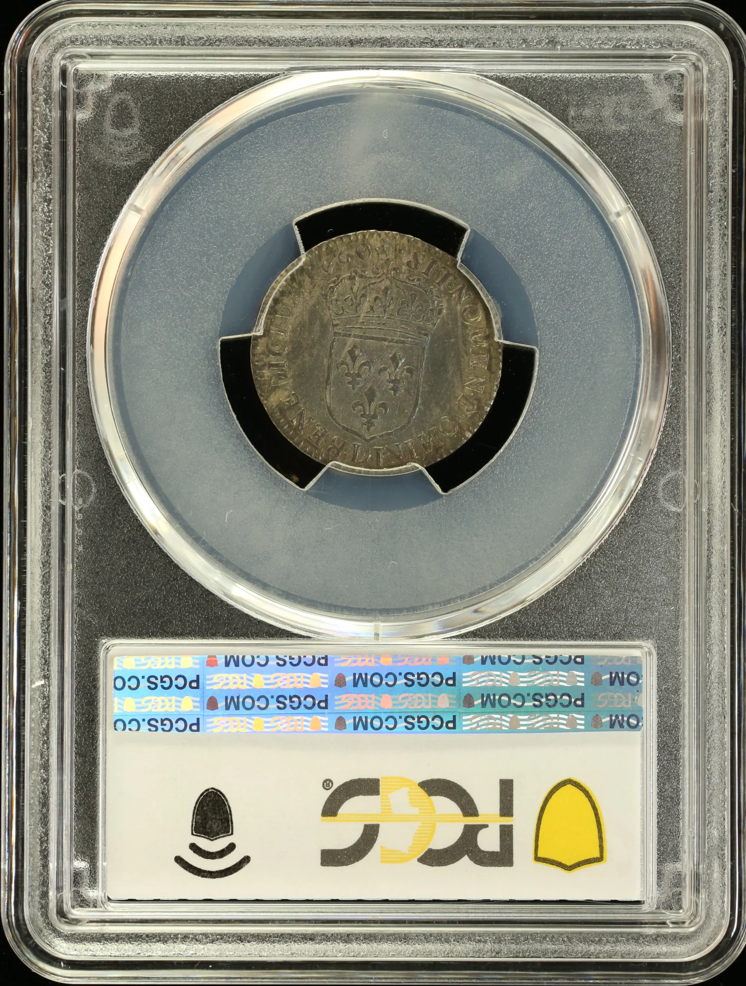 Europe France World Coins France 1/12 Ecu 1660 D PCGS AU58 Gad-115 0162435 France 1/12 Ecu 1660 D PCGS AU58 Gad-115 0162435France 1/12 Ecu 1660 D PCGS AU58 Gad-115 0162435 - Image 2