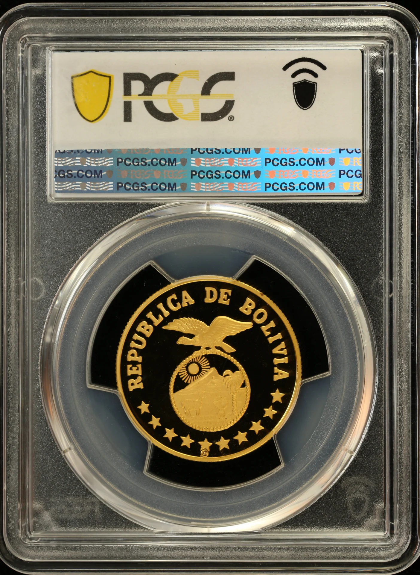 Bolivia Latin American Coins Bolivia 4,000 Bolivianos 1979 PCGS PR69DCAM 0162398 Bolivia 4,000 Bolivianos 1979 PCGS PR69DCAM 0162398Bolivia 4,000 Bolivianos 1979 PCGS PR69DCAM 0162398 - Image 2