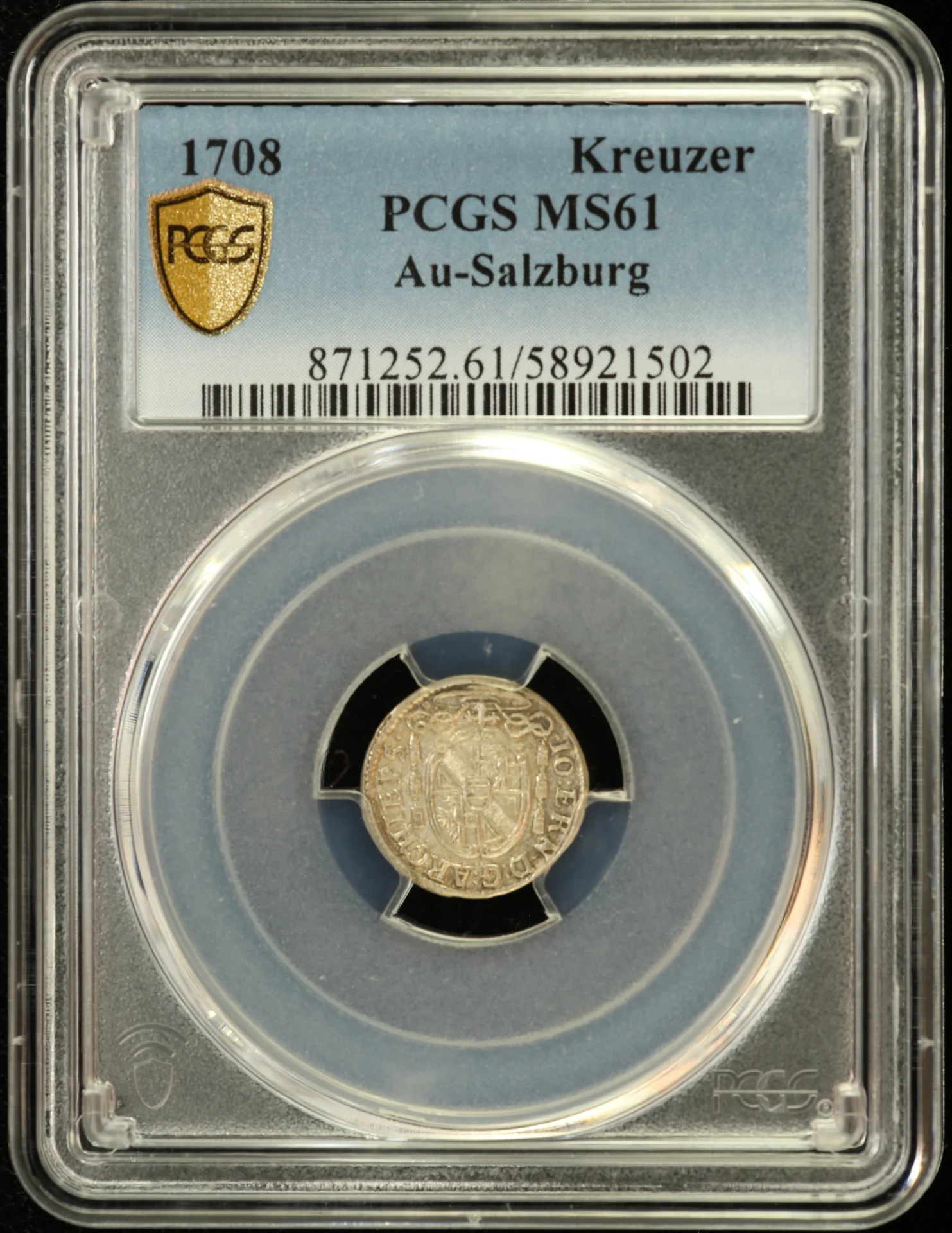 Austria Europe World Coins Austria Kreuzer 1708 Salzburg PCGS MS61 0162106 Austria Kreuzer 1708 Salzburg PCGS MS61 0162106Austria Kreuzer 1708 Salzburg PCGS MS61 0162106